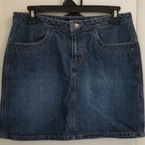 SO Dark Wash Denim Skirt Size 7